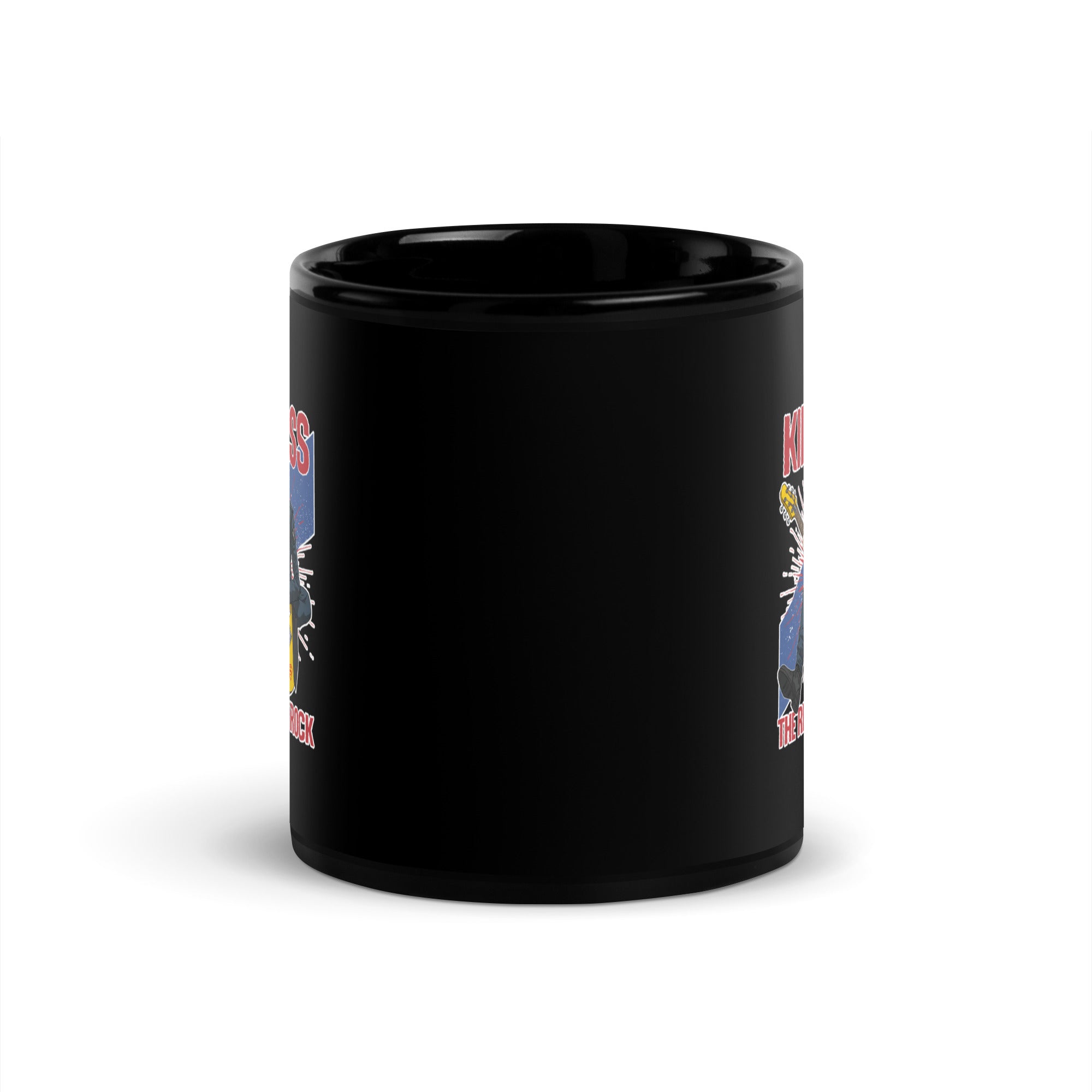 Kindness-The New Punk Rock Black Glossy Mug