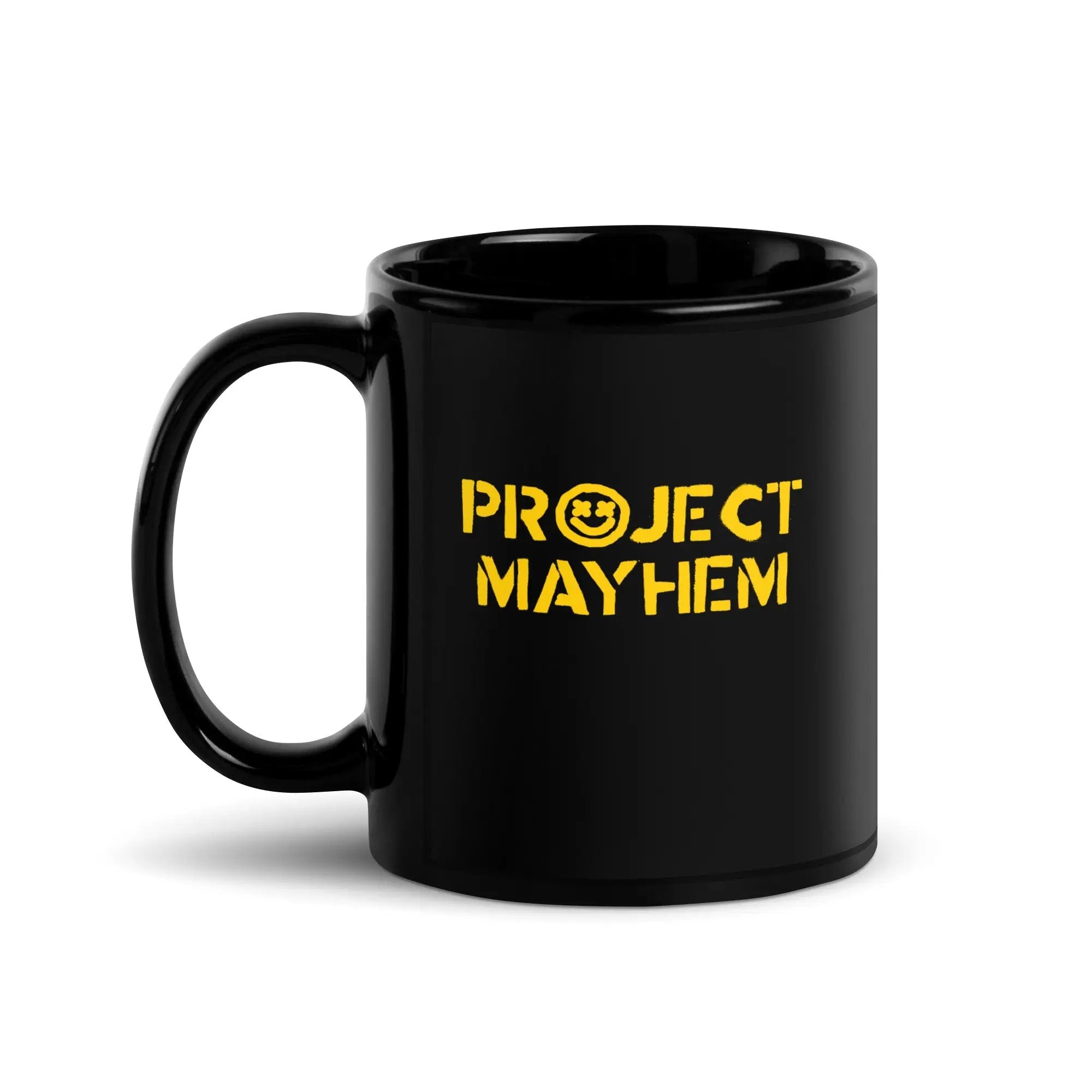Project Mayhem Black Glossy Mug
