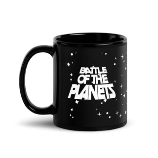 Battle Of The Planets Black Glossy Mug