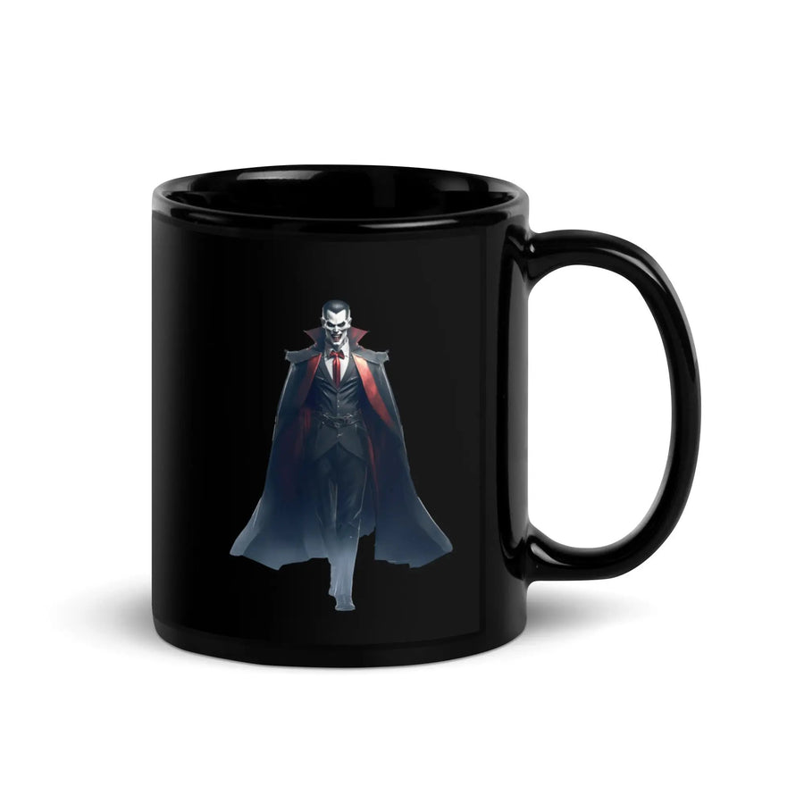 The Monster Squad "Dracula" Black Glossy Mug