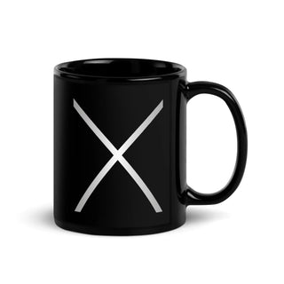 Racer X Shooting Star Black Glossy Mug