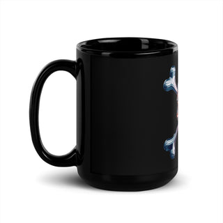 olly Roger Terminator Black Glossy Mug