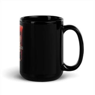 Santa Carla Black Glossy Mug