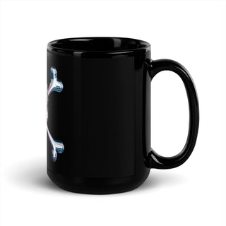 olly Roger Terminator Black Glossy Mug
