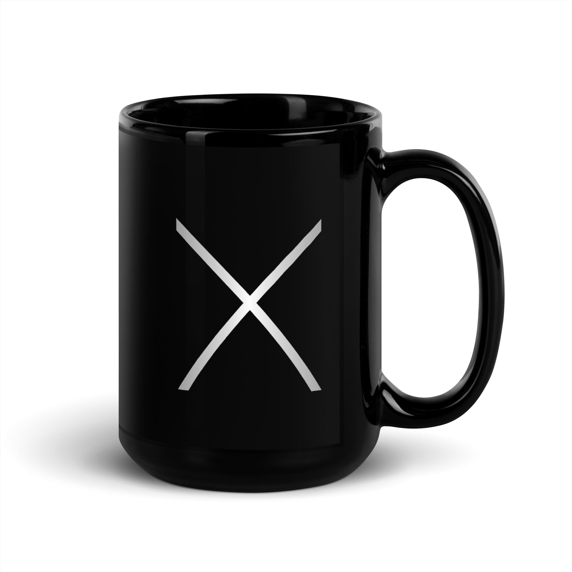 Racer X Shooting Star Black Glossy Mug