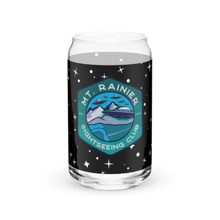 Mount Rainier Sightseeing Can-shaped glass