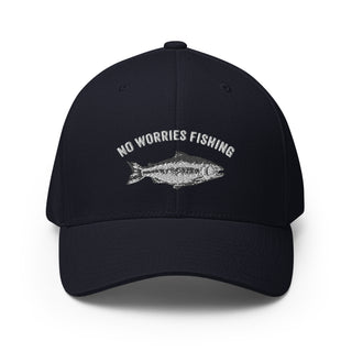 No Worries Fishing Structured Twill Cap