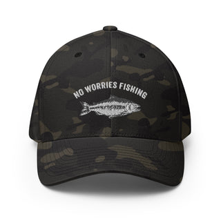 No Worries Fishing Structured Twill Cap