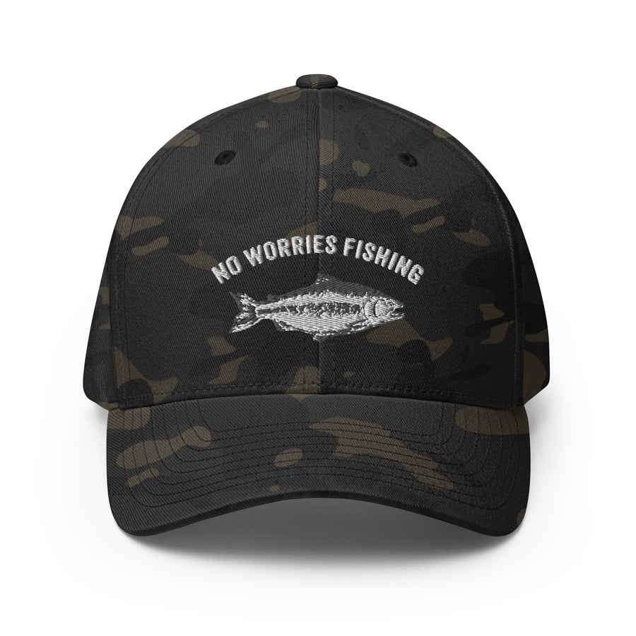 No Worries Fishing Structured Twill Cap
