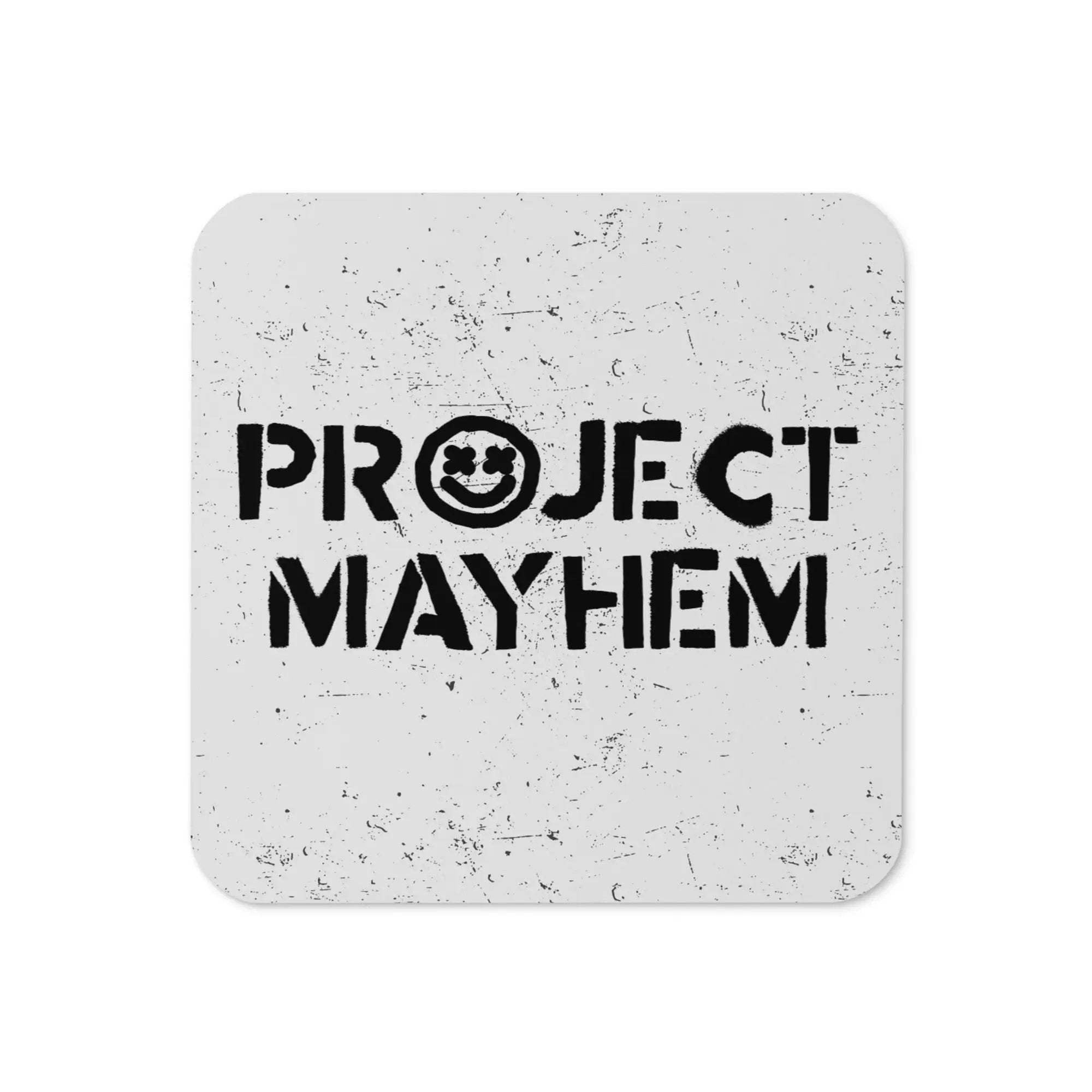Project Mayhem Cork-back coaster