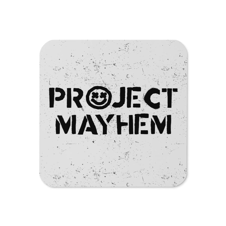 Project Mayhem Cork-back coaster