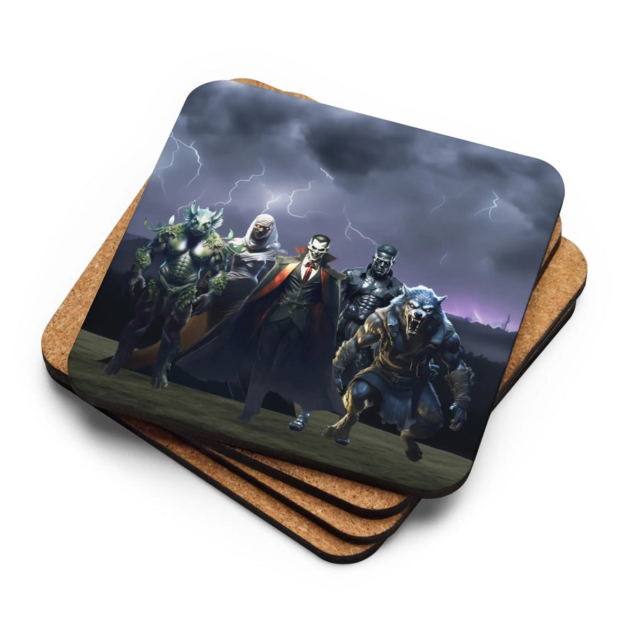 The Monster Squad Cork-back coaster
