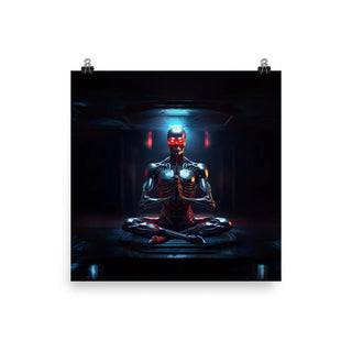 Terminator Buddha Poster