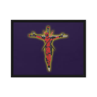 a picture of a person with a cross on it