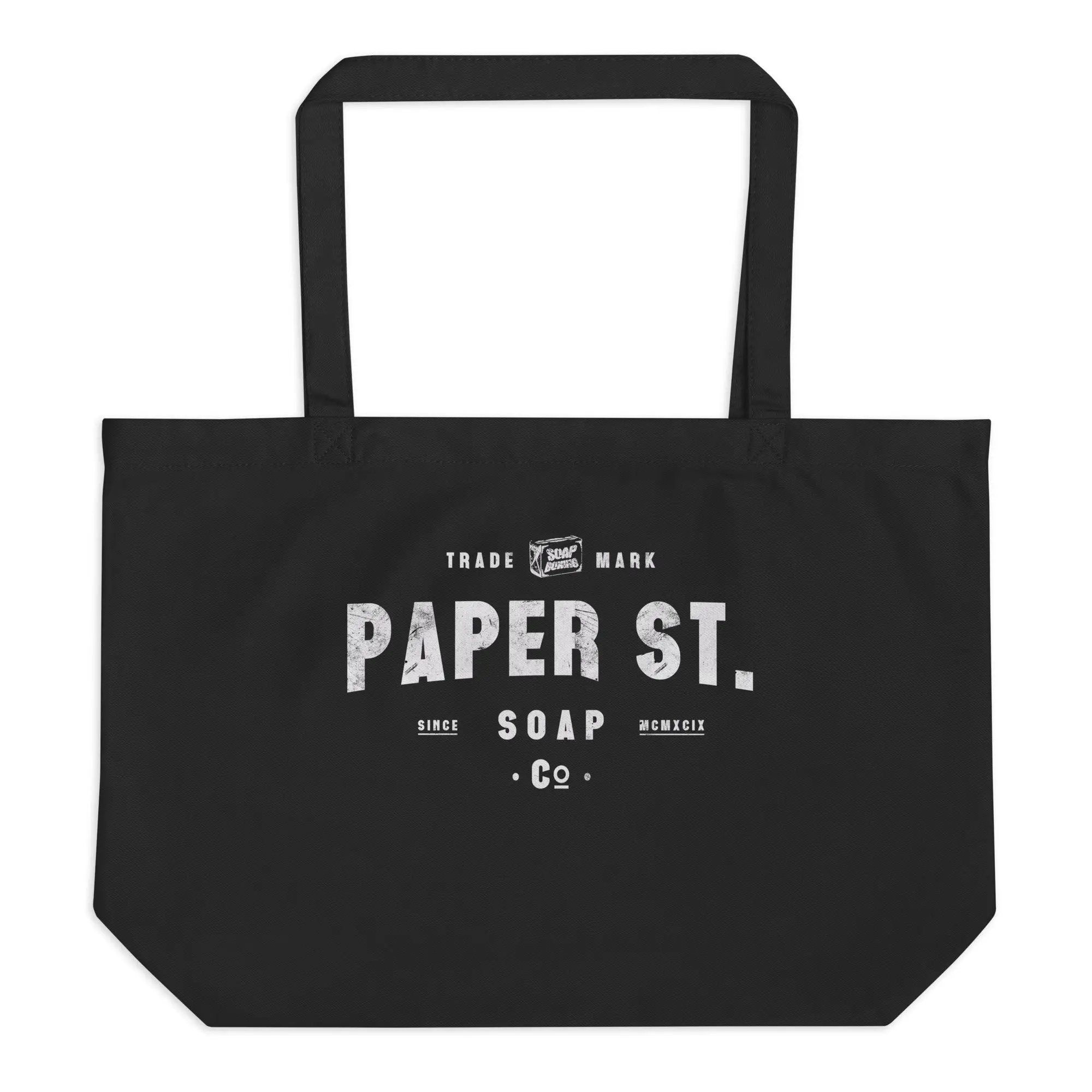 Paper Street Soap Co. Large organic tote bag