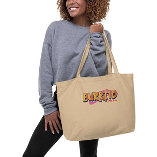 Burrito Large organic tote bag