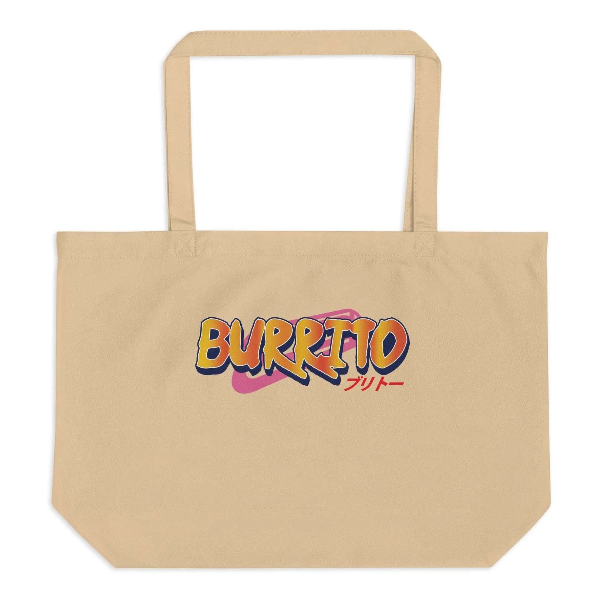 Burrito Large organic tote bag