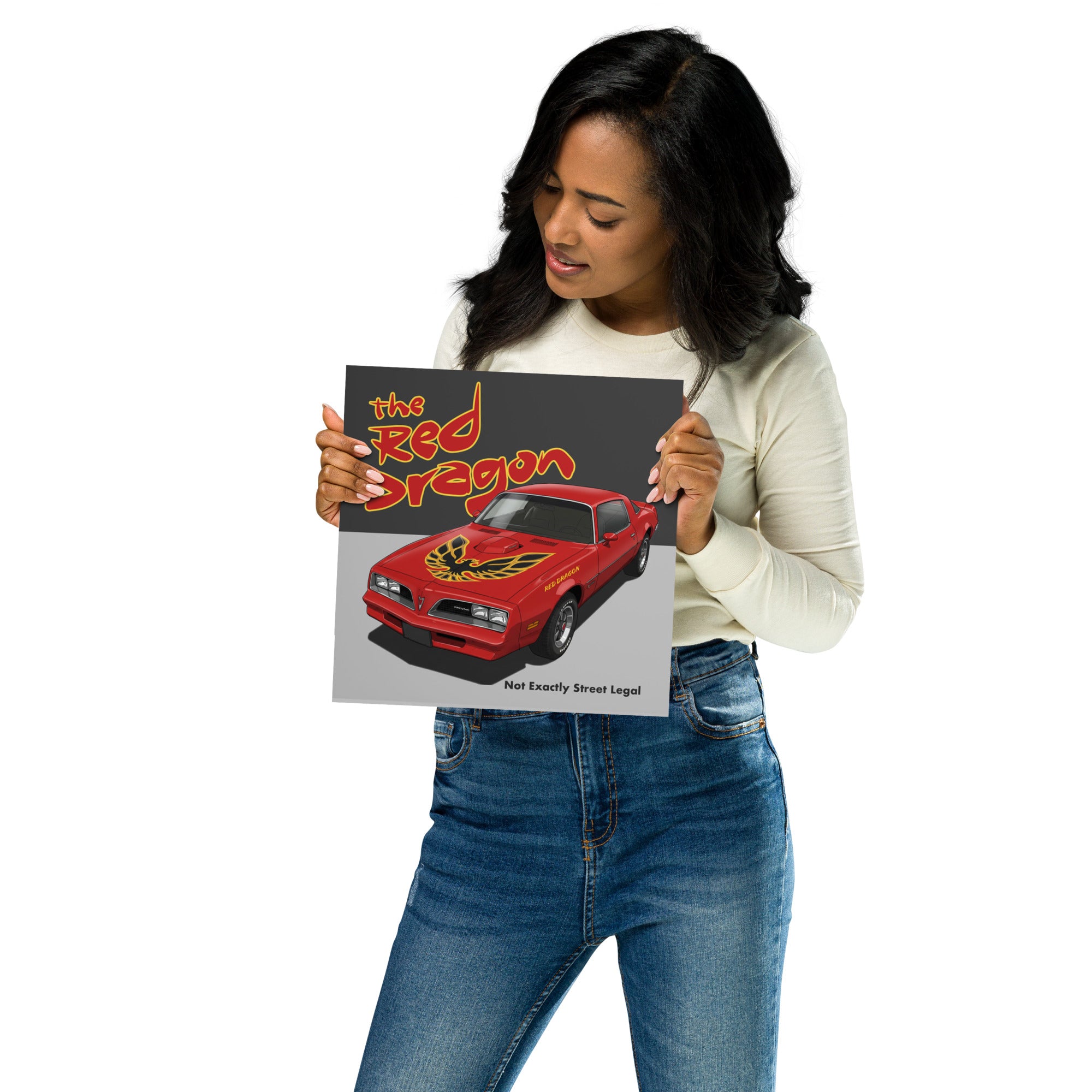 The Red Dragon Photo paper poster