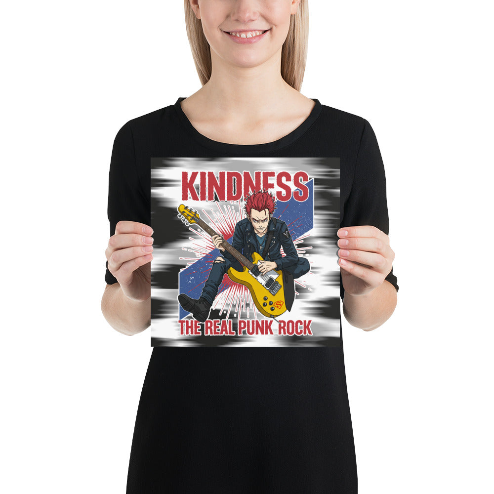 Kindness-The Real Punk Rock Photo paper poster