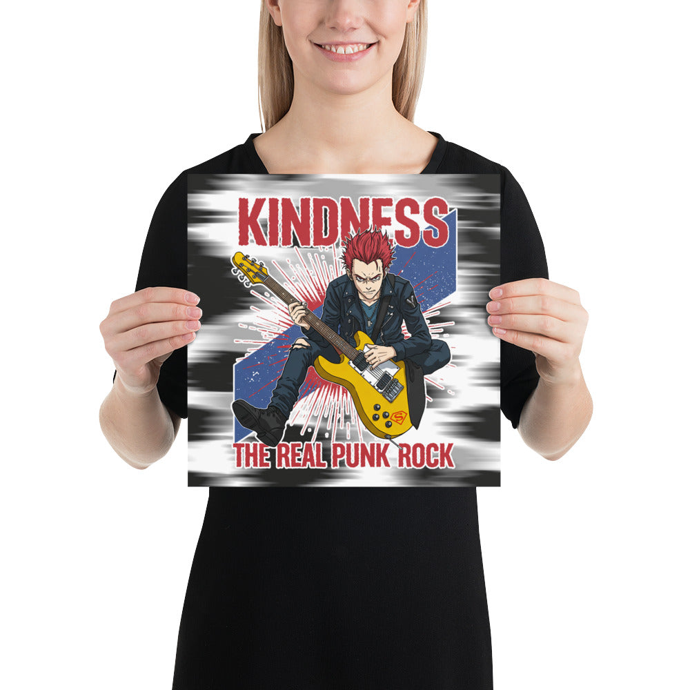 Kindness-The Real Punk Rock Photo paper poster