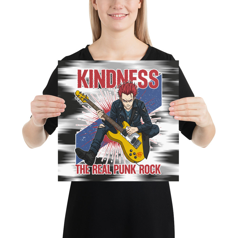 Kindness-The Real Punk Rock Photo paper poster