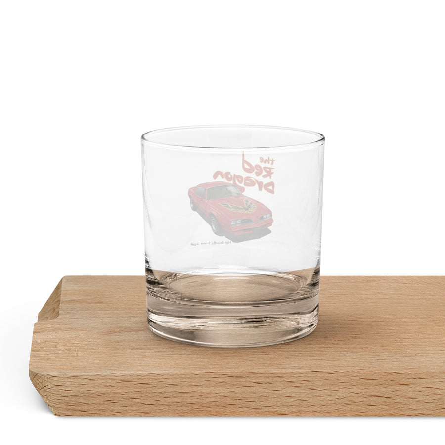The Red Dragon Rocks glass