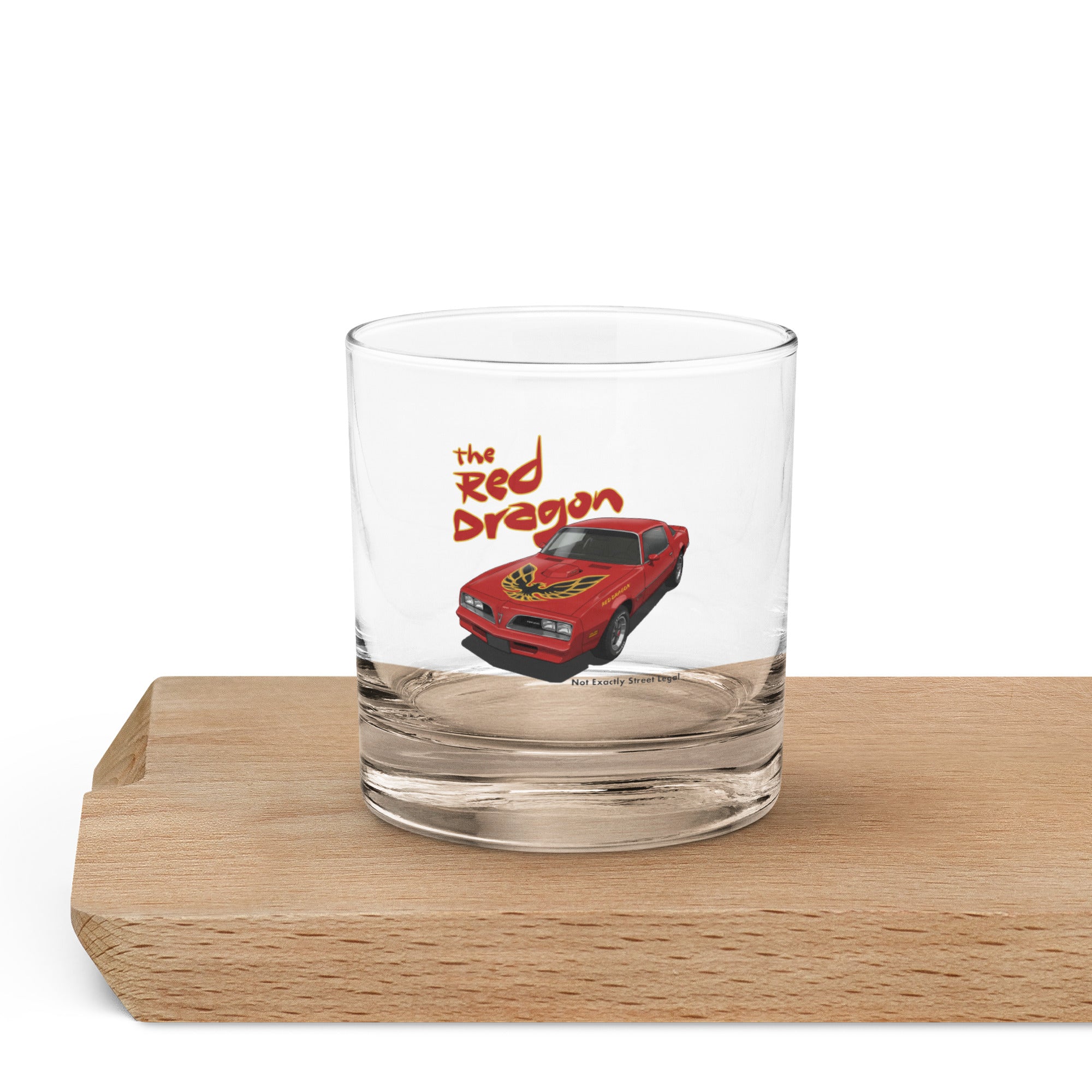The Red Dragon Rocks glass