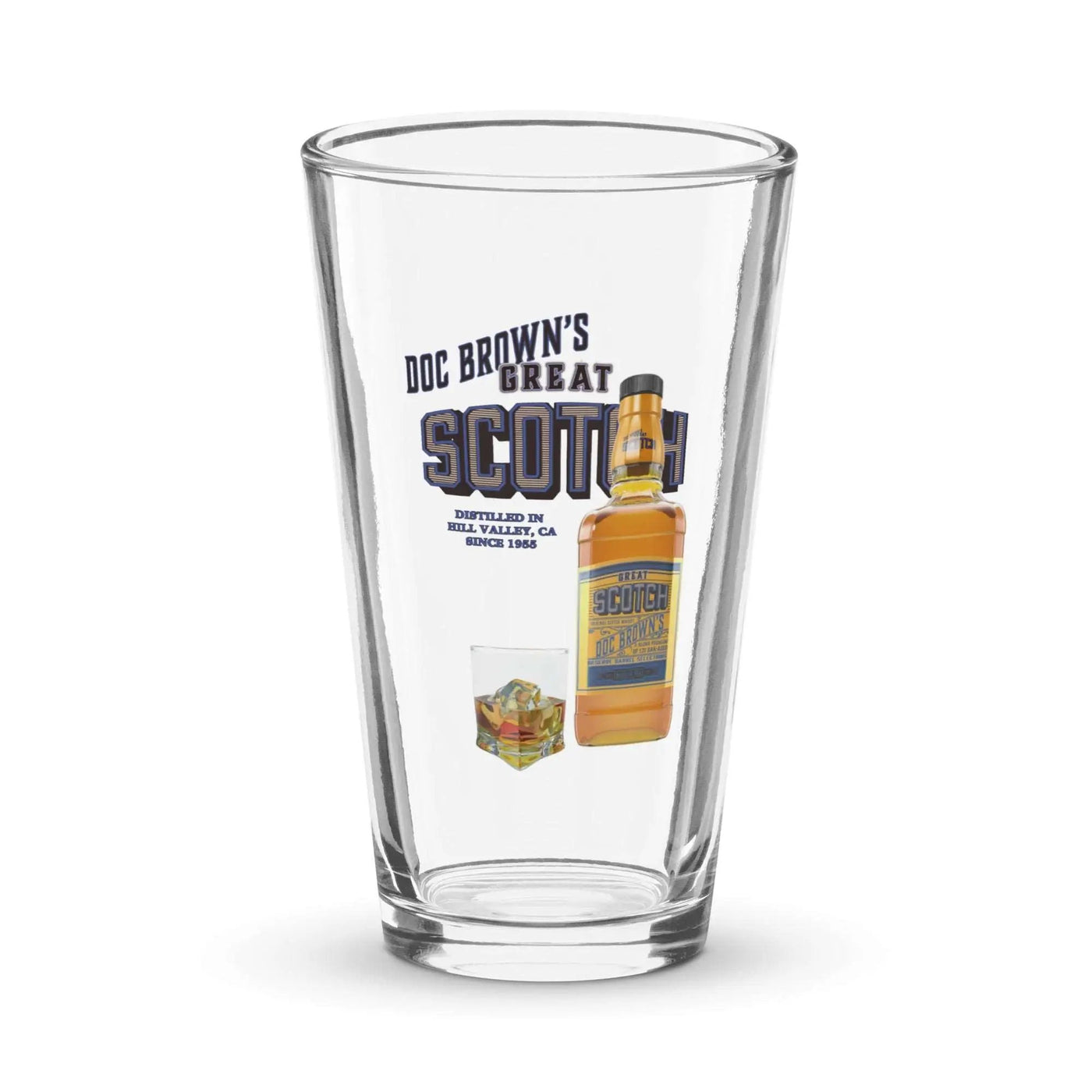 Hill Valley's Best Great Scotch Shaker pint glass