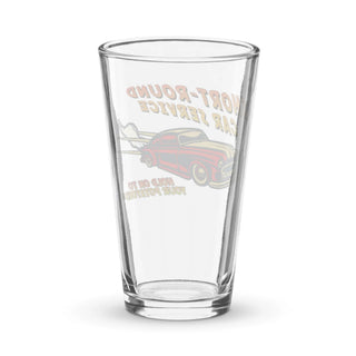 Short-Round Car Service Shaker pint glass