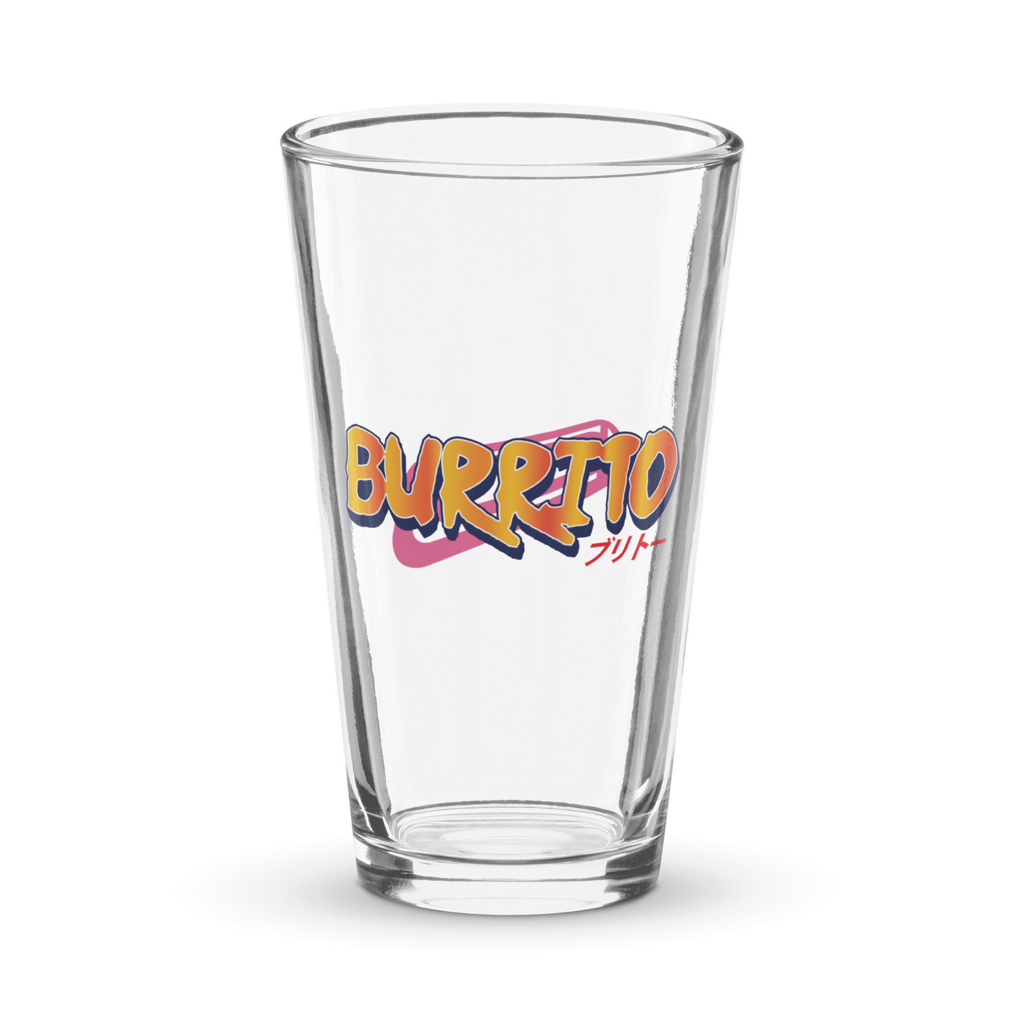 Burrito Shaker pint glass