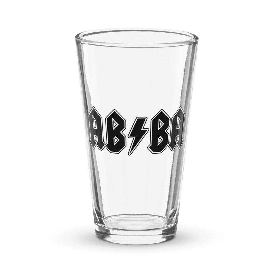 ABCD Shaker pint glass