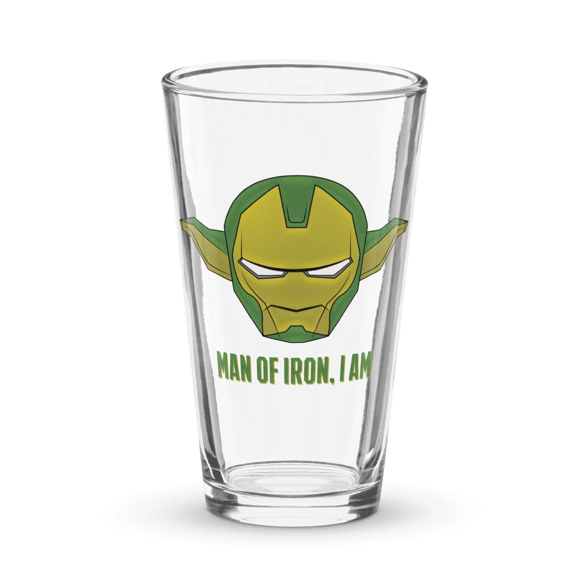 Man Of Iron, I Am Shaker pint glass