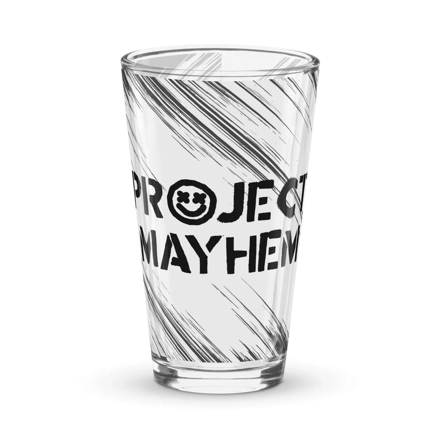 Project Mayhem  pint glass