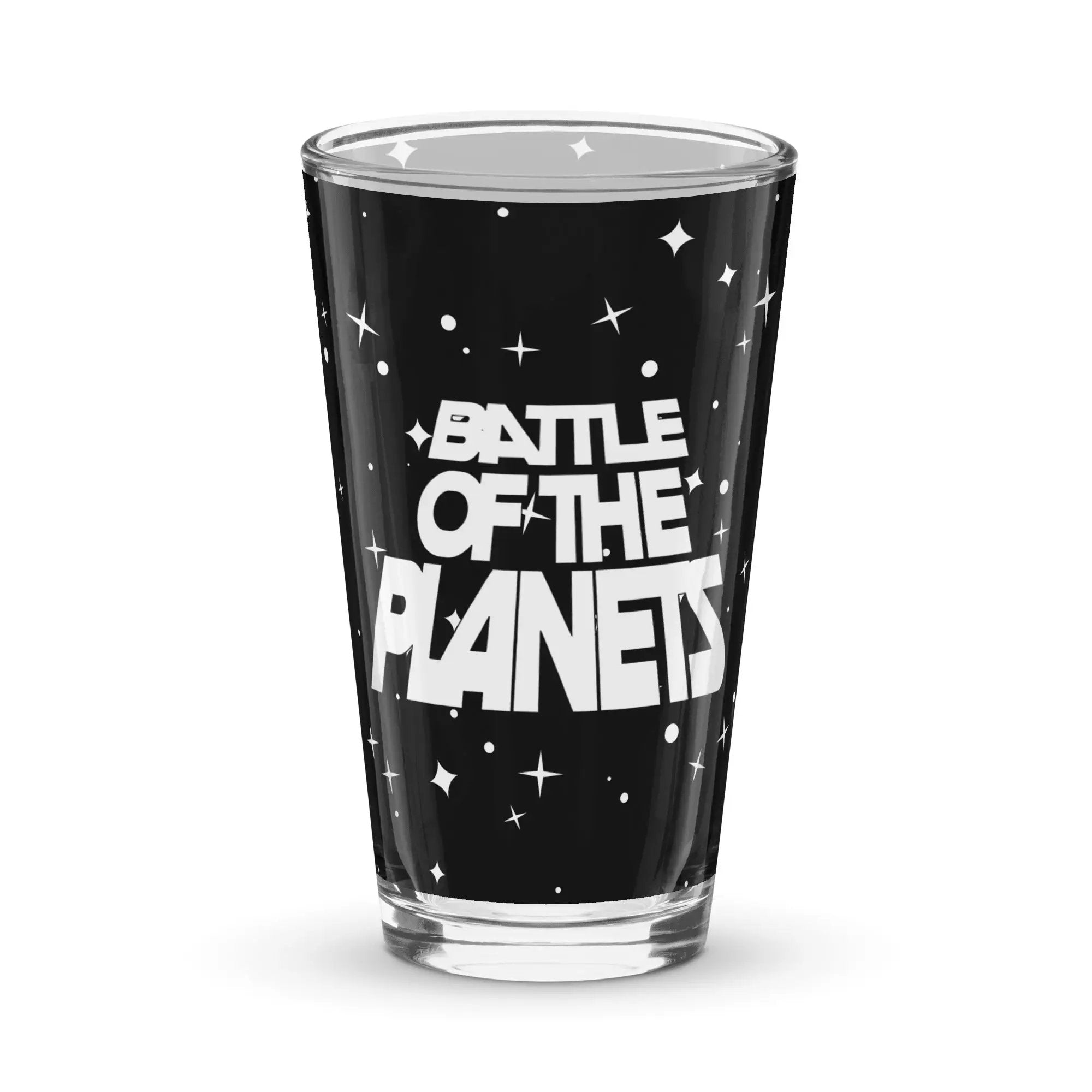 Battle Of The Planets Shaker pint glass