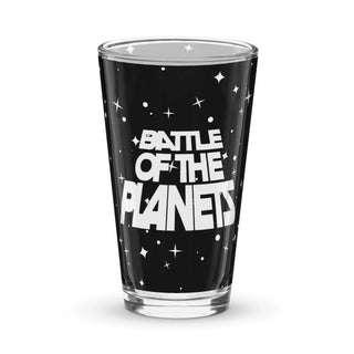 Battle Of The Planets Shaker pint glass
