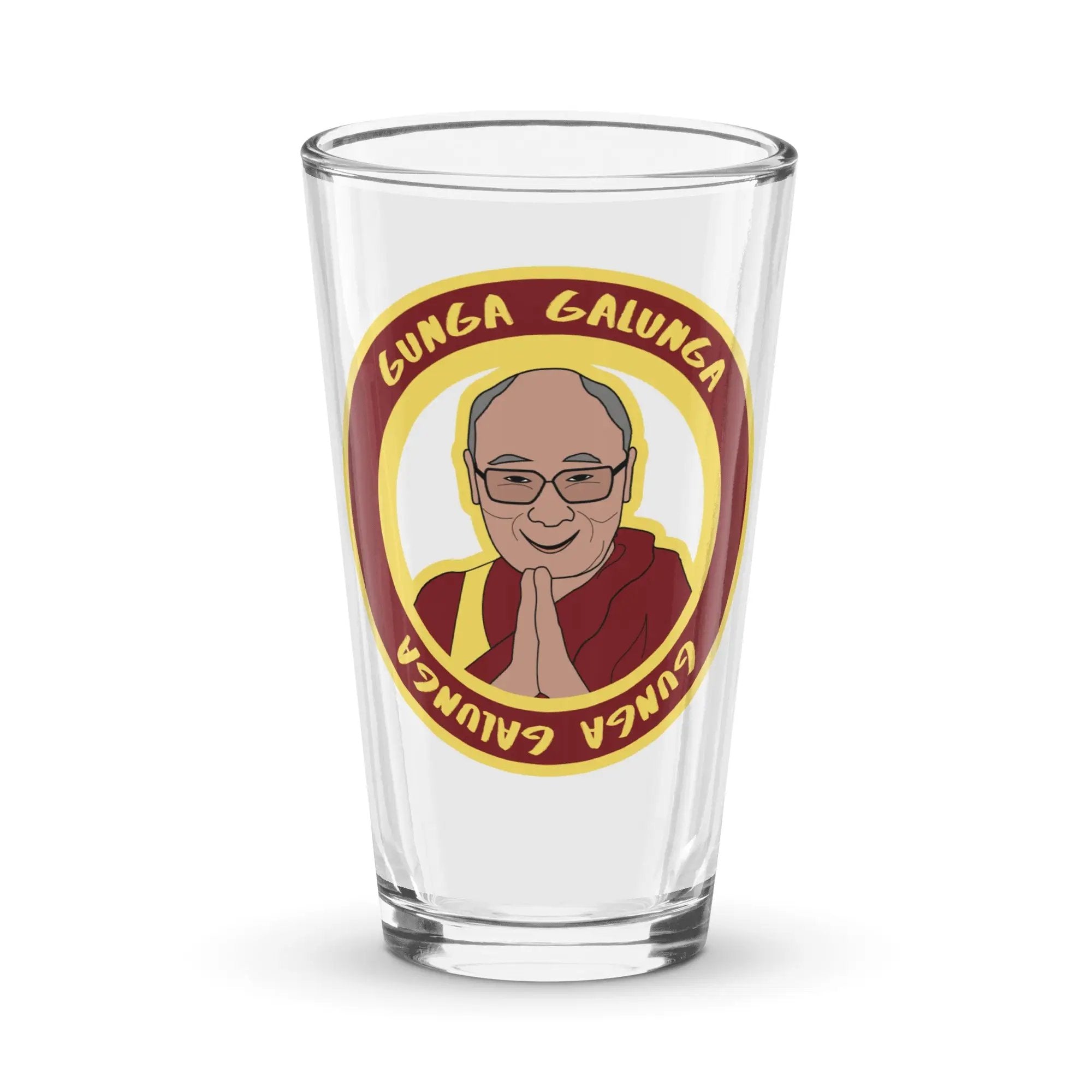 The Dali Lama Himself Shaker pint glass