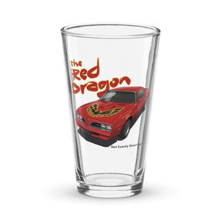 The Red Dragon Shaker pint glass