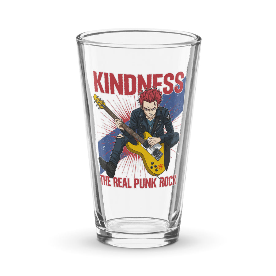 Kindness-The Real Punk Rock Shaker pint glass