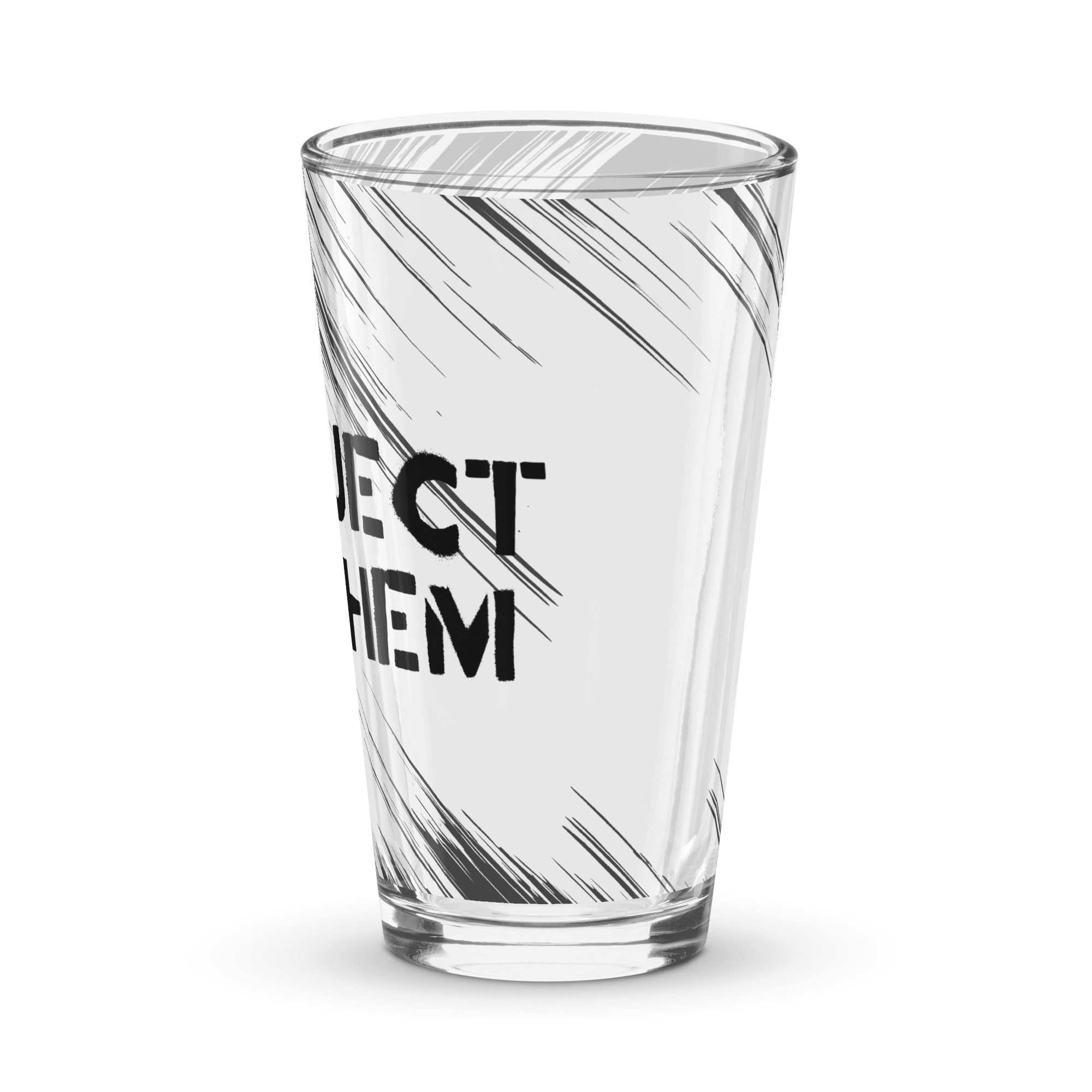 Project Mayhem  pint glass