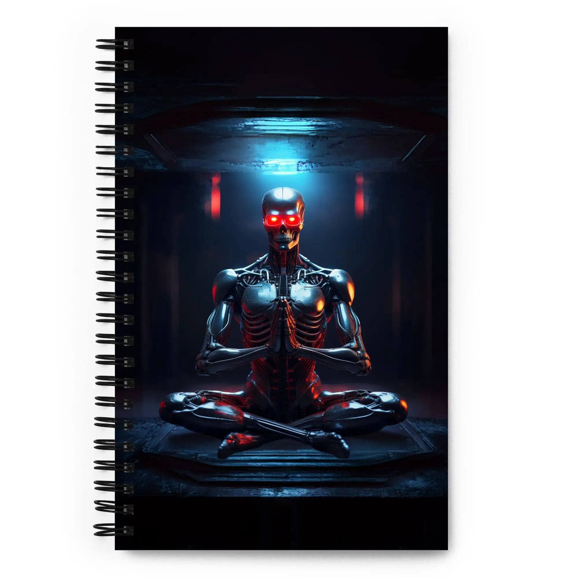 Terminator Buddha Spiral notebook