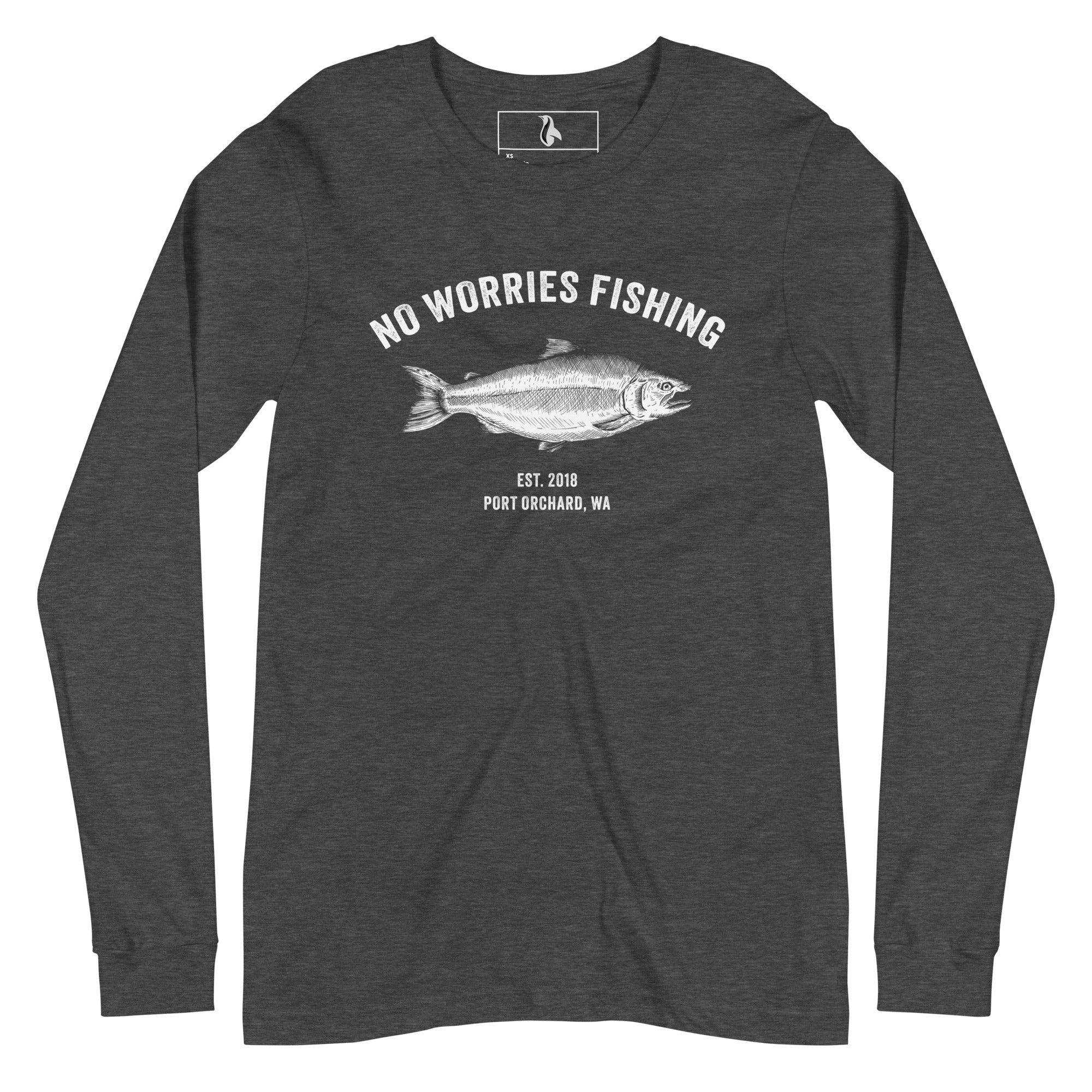 No Worries Fishing Unisex Long Sleeve Tee