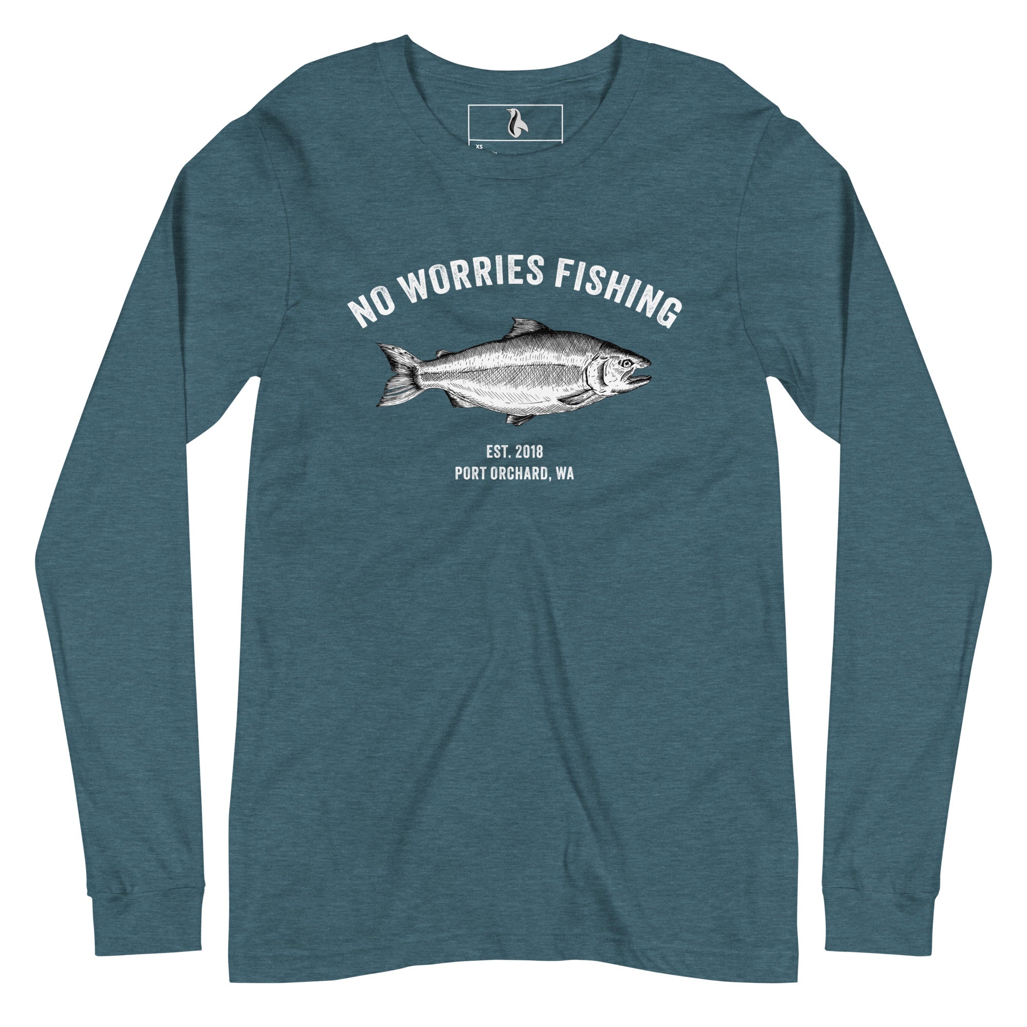 No Worries Fishing Unisex Long Sleeve Tee