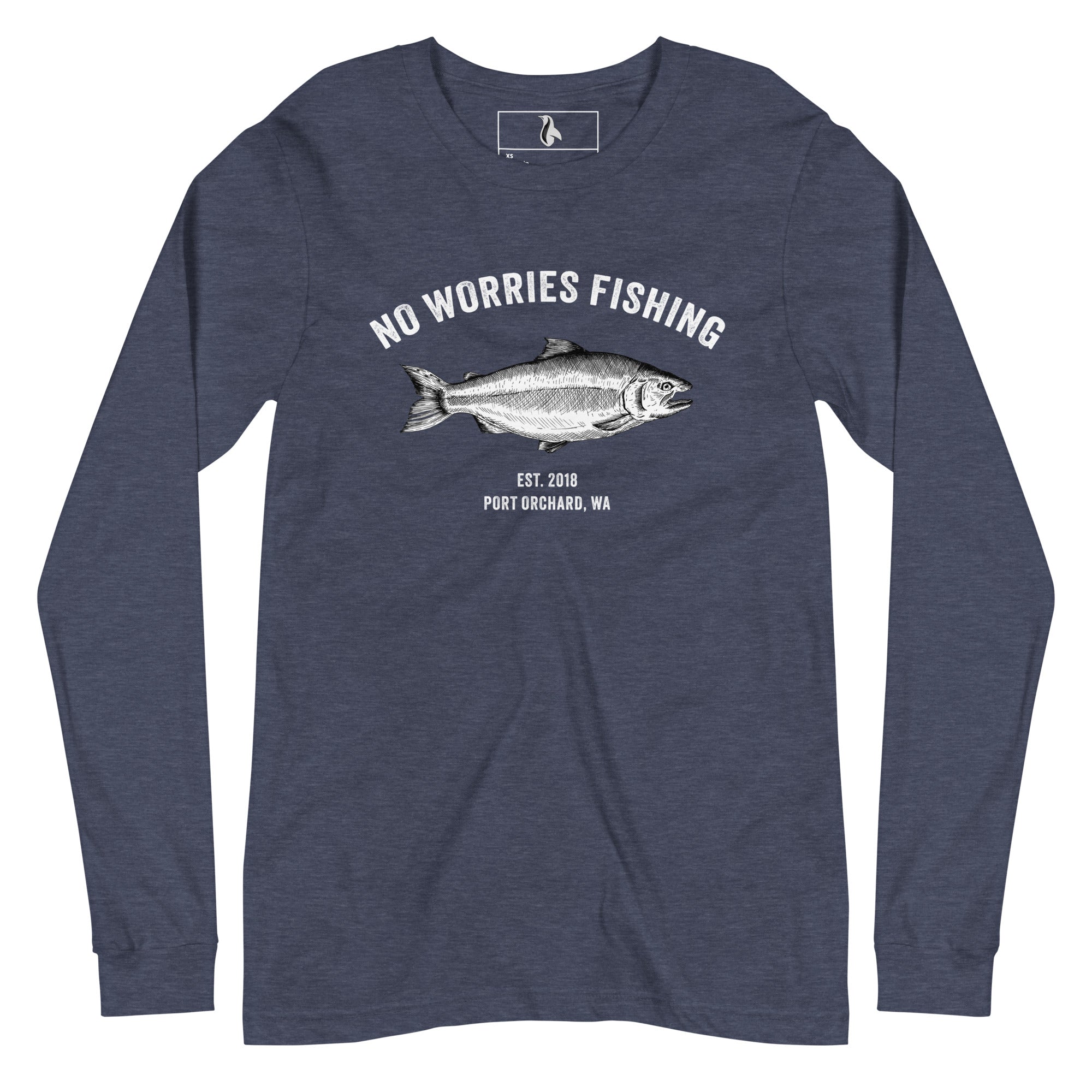 No Worries Fishing Unisex Long Sleeve Tee