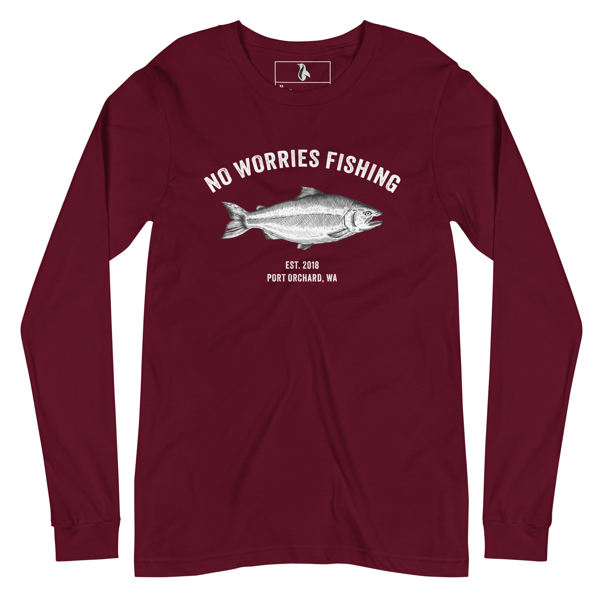 No Worries Fishing Unisex Long Sleeve Tee