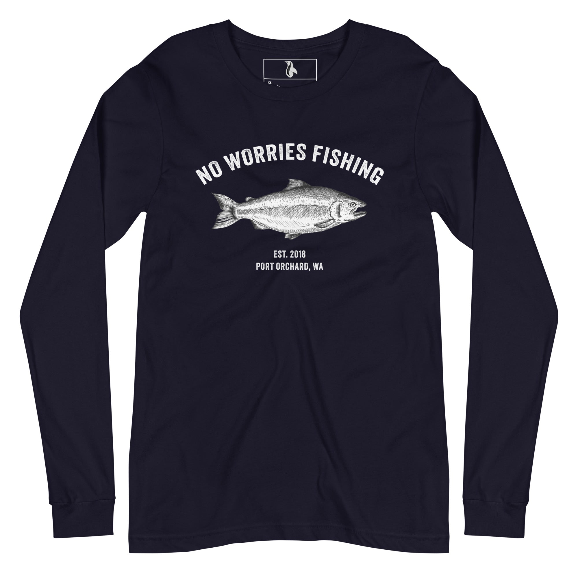 No Worries Fishing Unisex Long Sleeve Tee