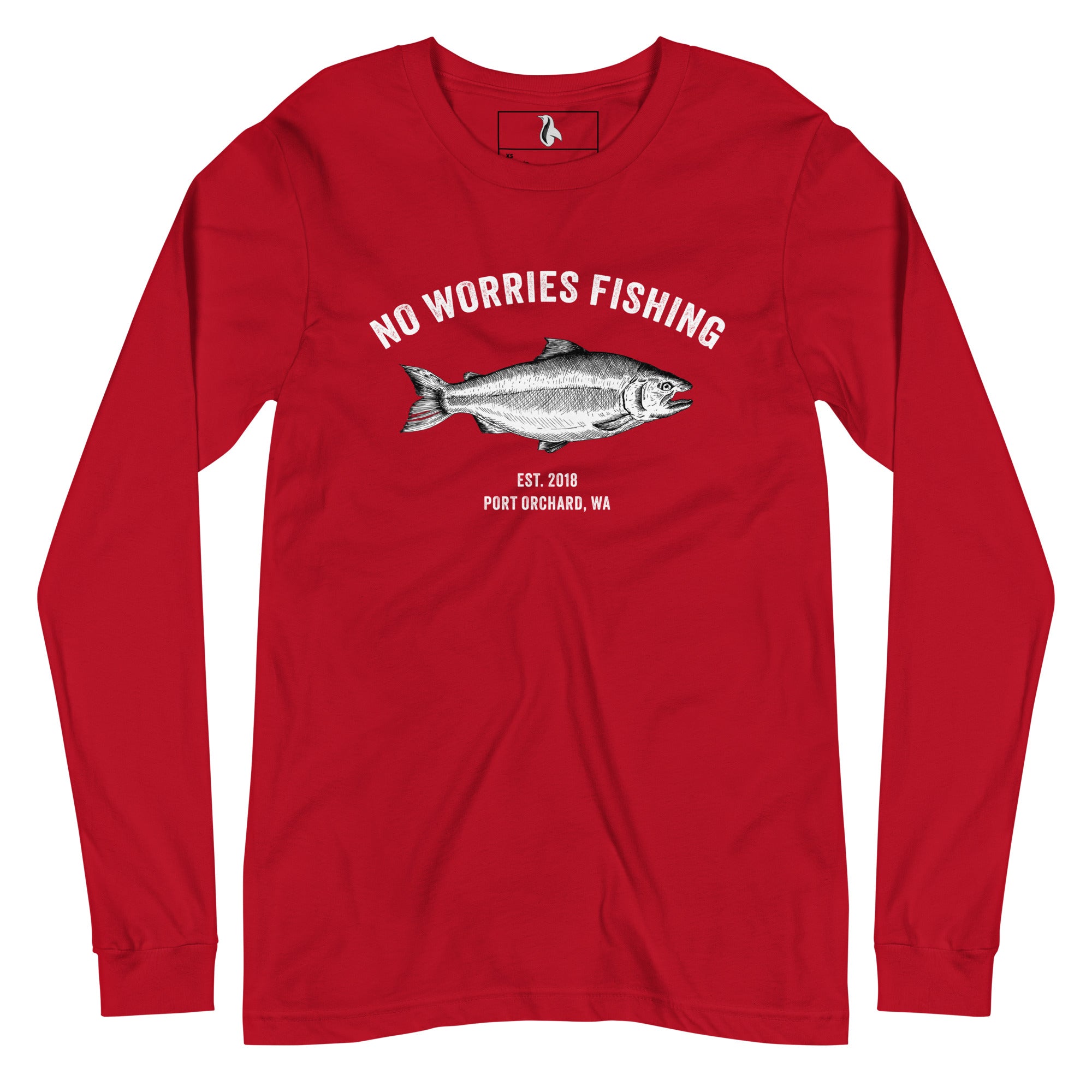 No Worries Fishing Unisex Long Sleeve Tee
