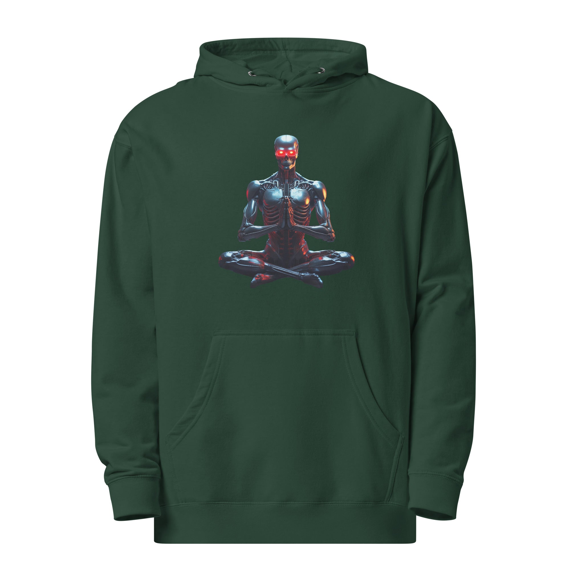 Terminator Buddha Unisex midweight hoodie