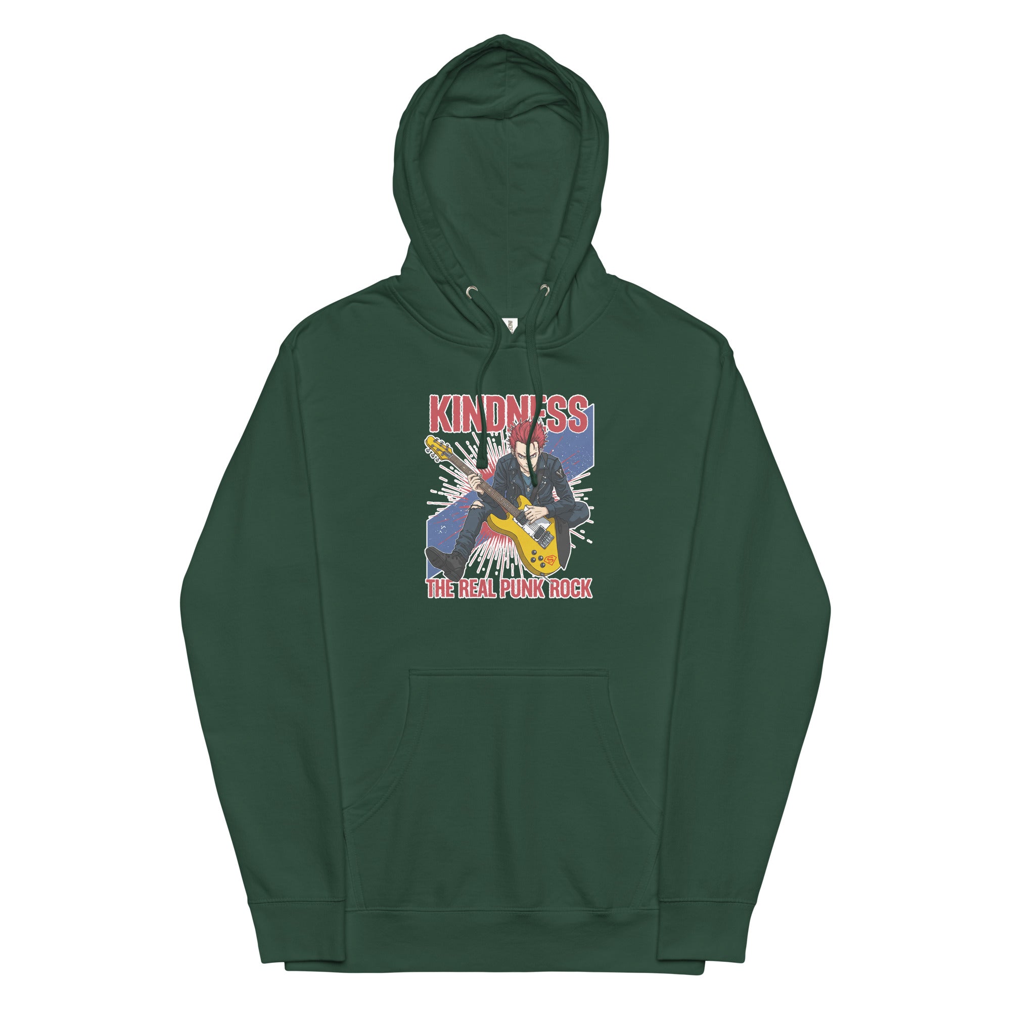 Kindness - The Real Punk Rock Unisex midweight hoodie