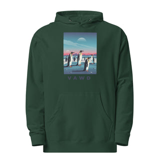 Penguin Moonrise Graphic Hoodie
