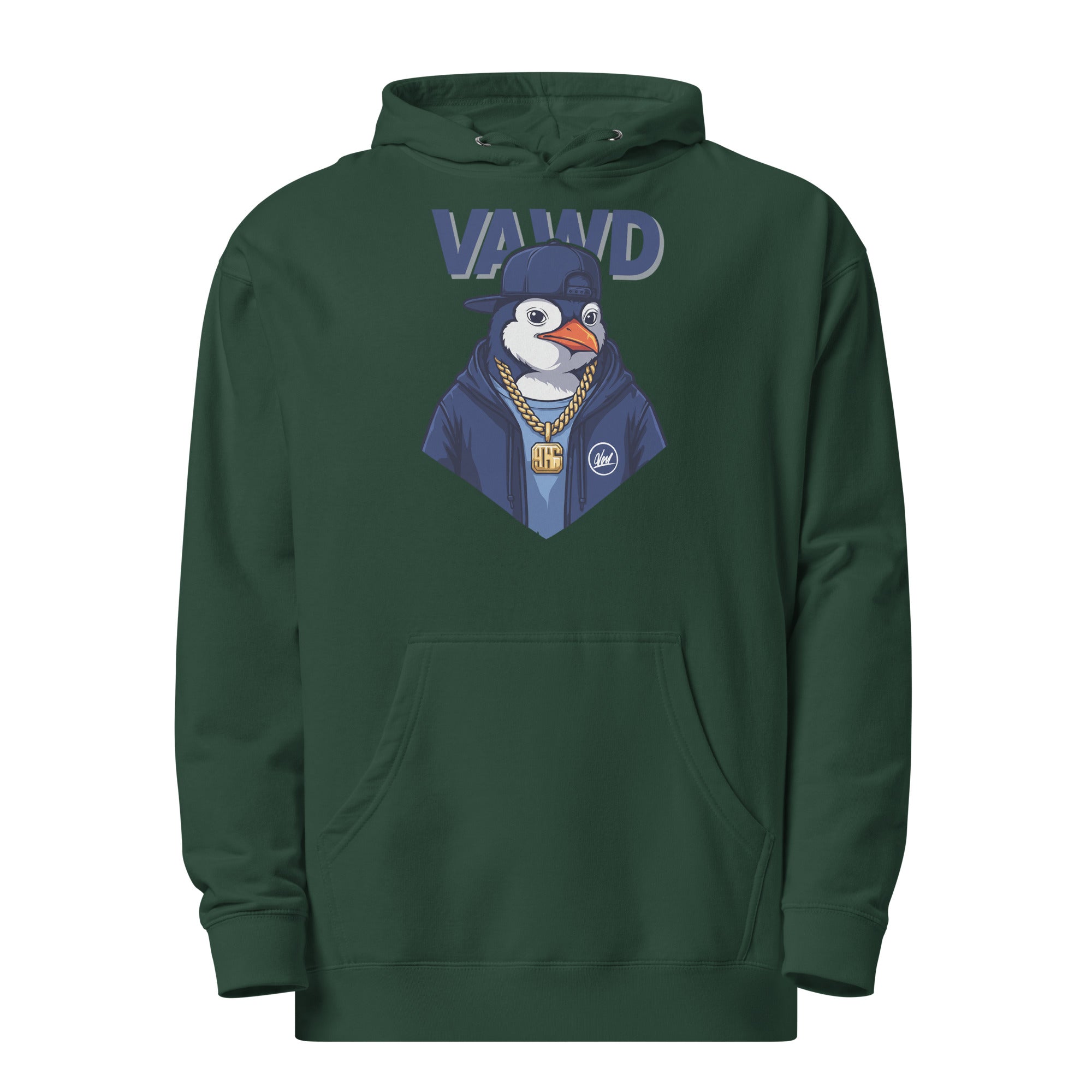 VAWDesigns Hip-Hop Penguin Hoodie